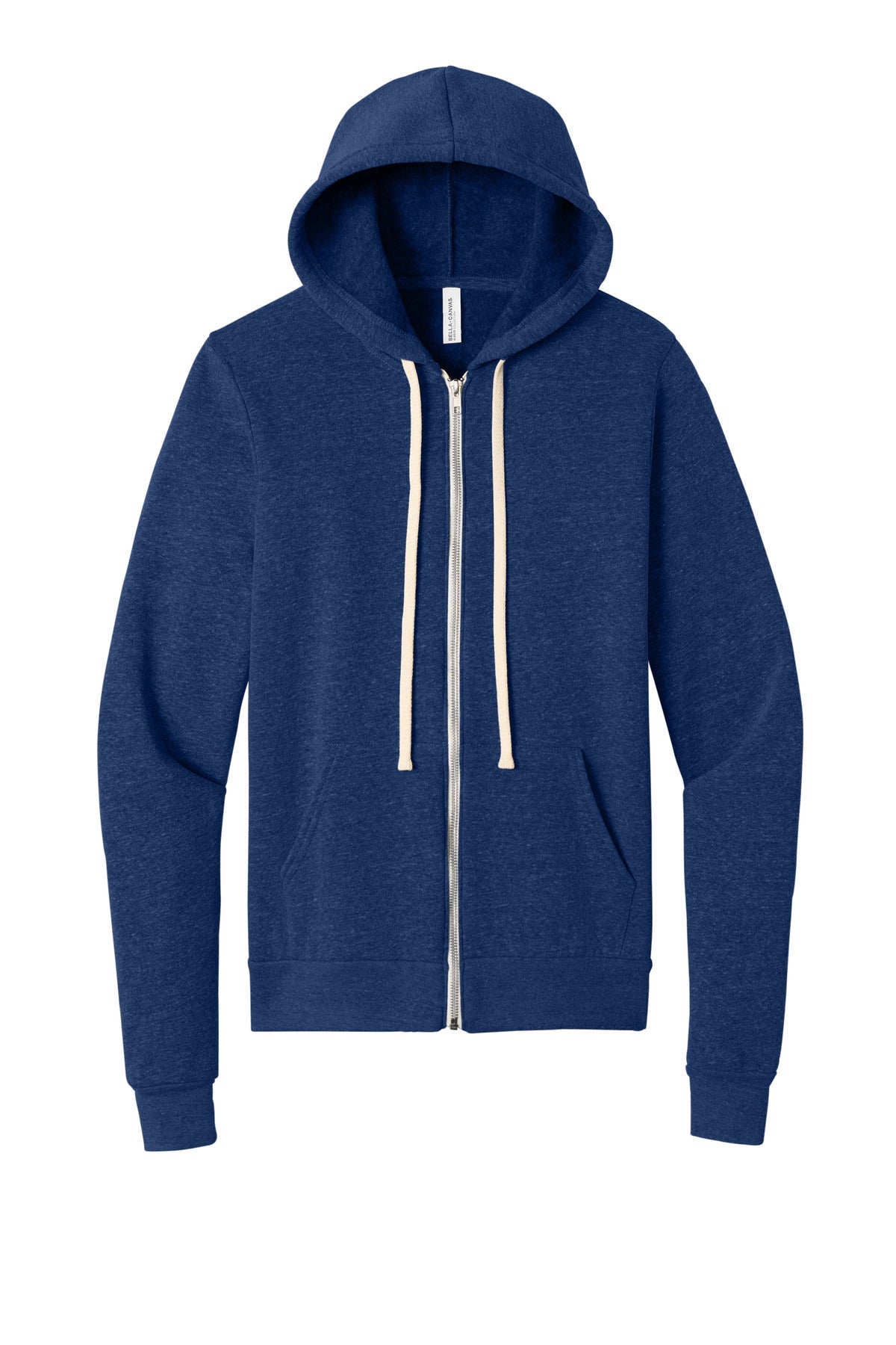 BELLA+CANVAS Unisex Triblend Sponge Fleece Full-Zip Hoodie
