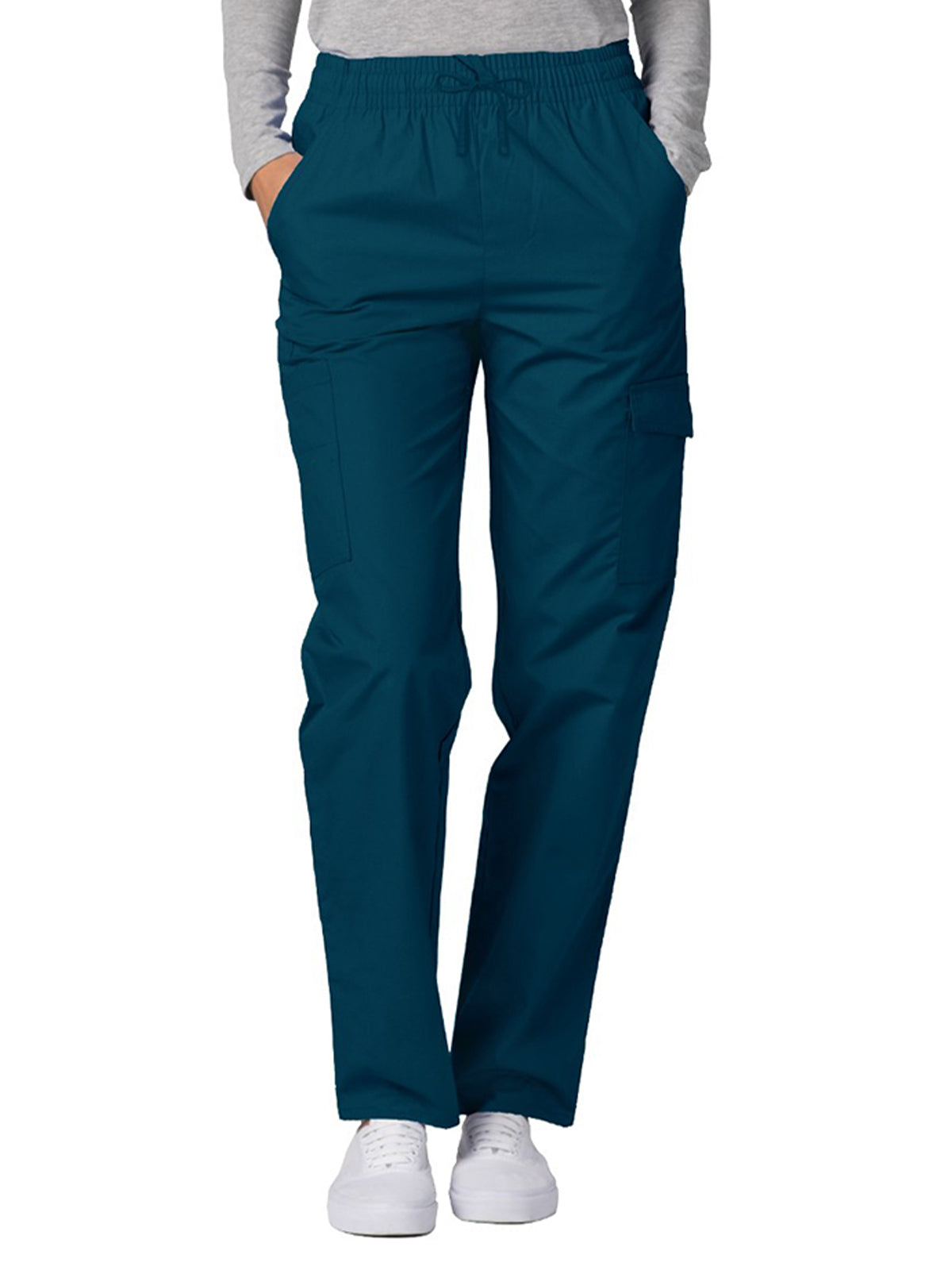 Adar - Universal - Women's Natural-Rise Multipocket Cargo Tapered Leg Pant