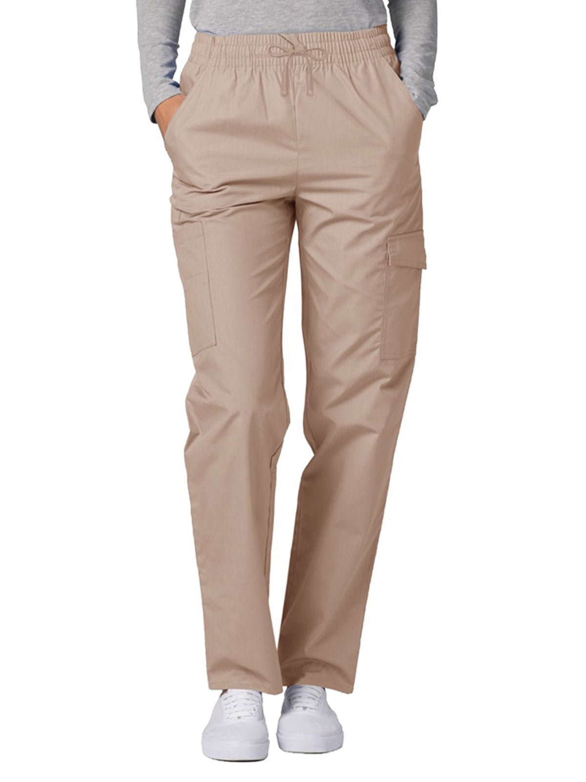 Adar - Universal - Women's Natural-Rise Multipocket Cargo Tapered Leg Pant