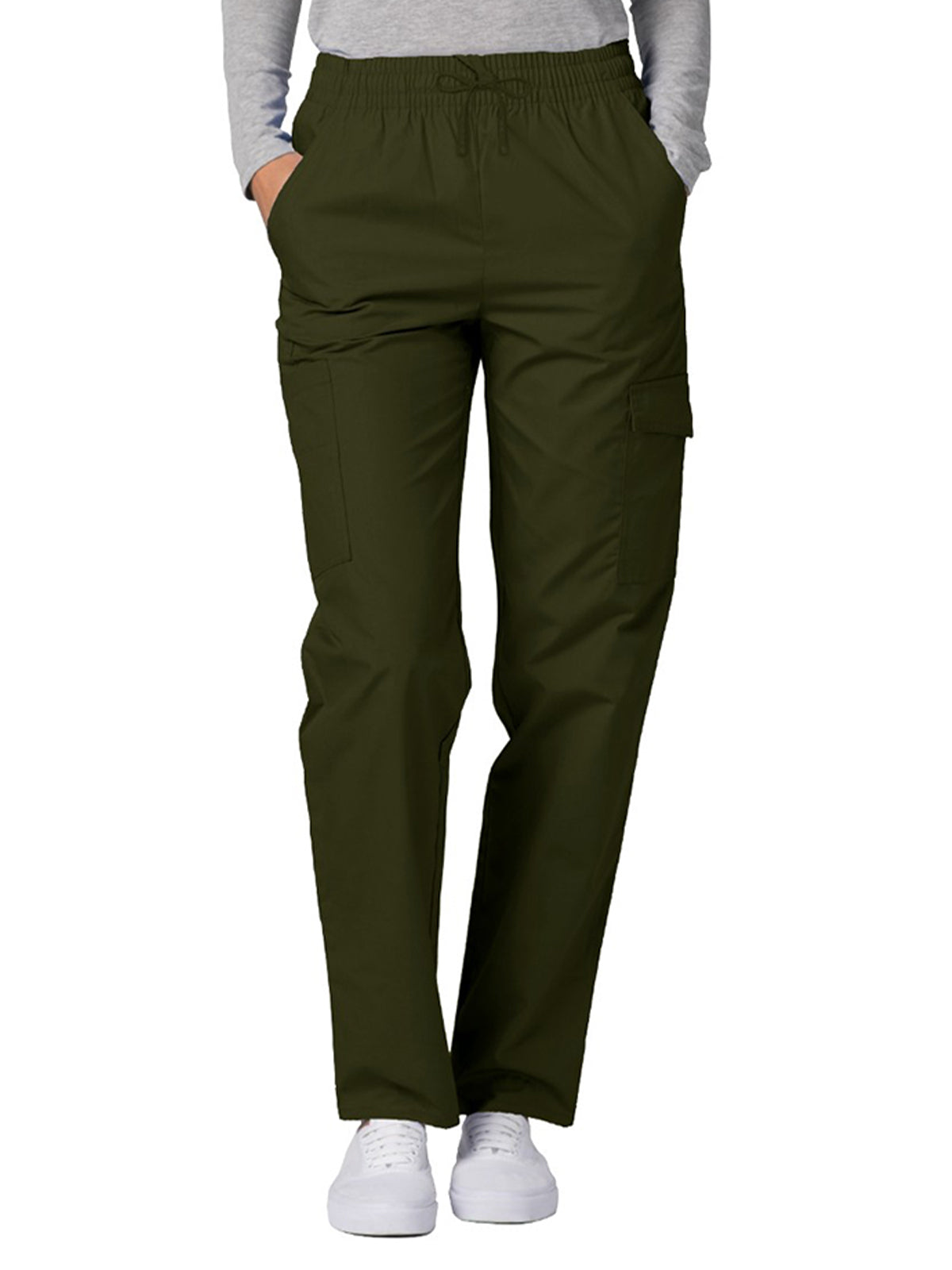 Adar - Universal - Women's Natural-Rise Multipocket Cargo Tapered Leg Pant