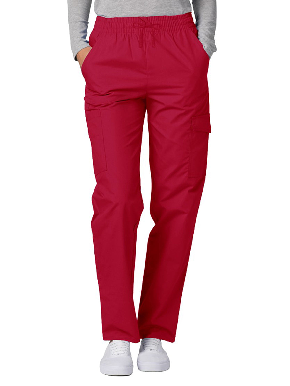 Adar - Universal - Women's Natural-Rise Multipocket Cargo Tapered Leg Pant
