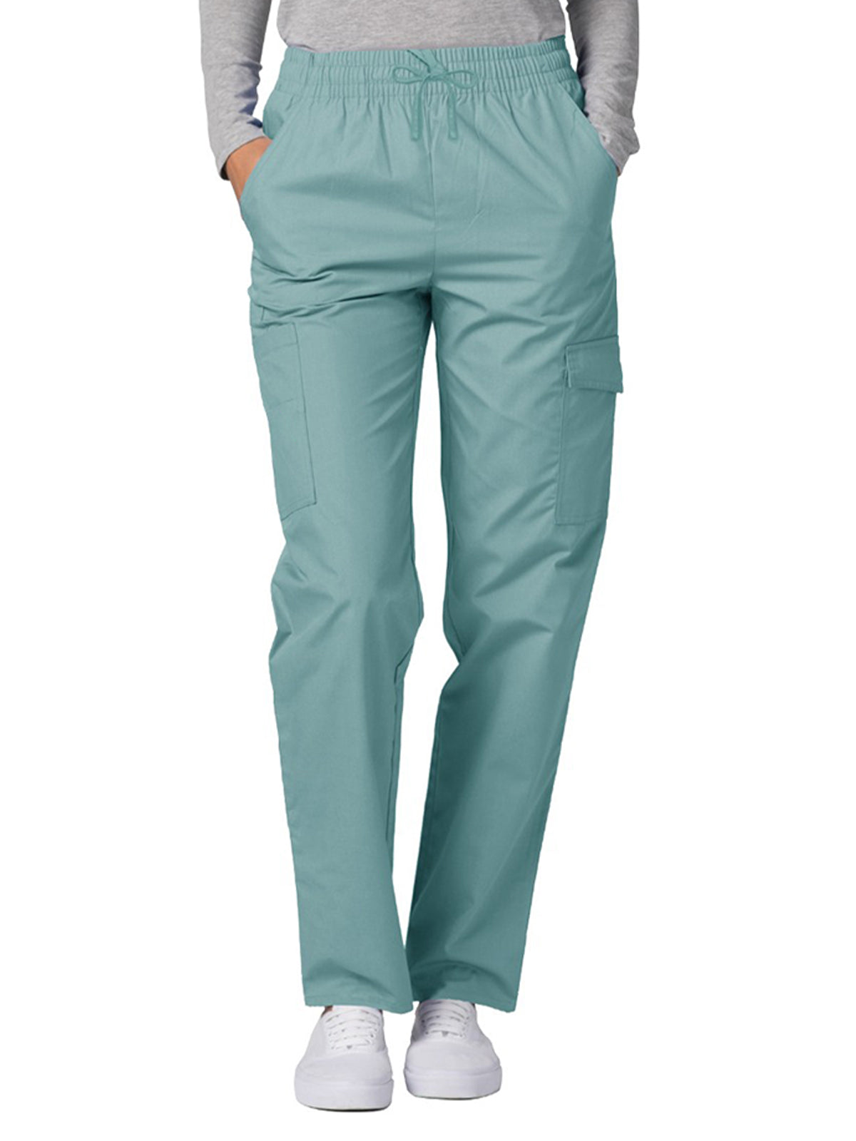 Adar - Universal - Women's Natural-Rise Multipocket Cargo Tapered Leg Pant