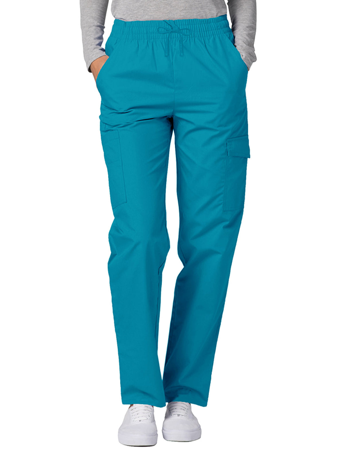 Adar - Universal - Women's Natural-Rise Multipocket Cargo Tapered Leg Pant