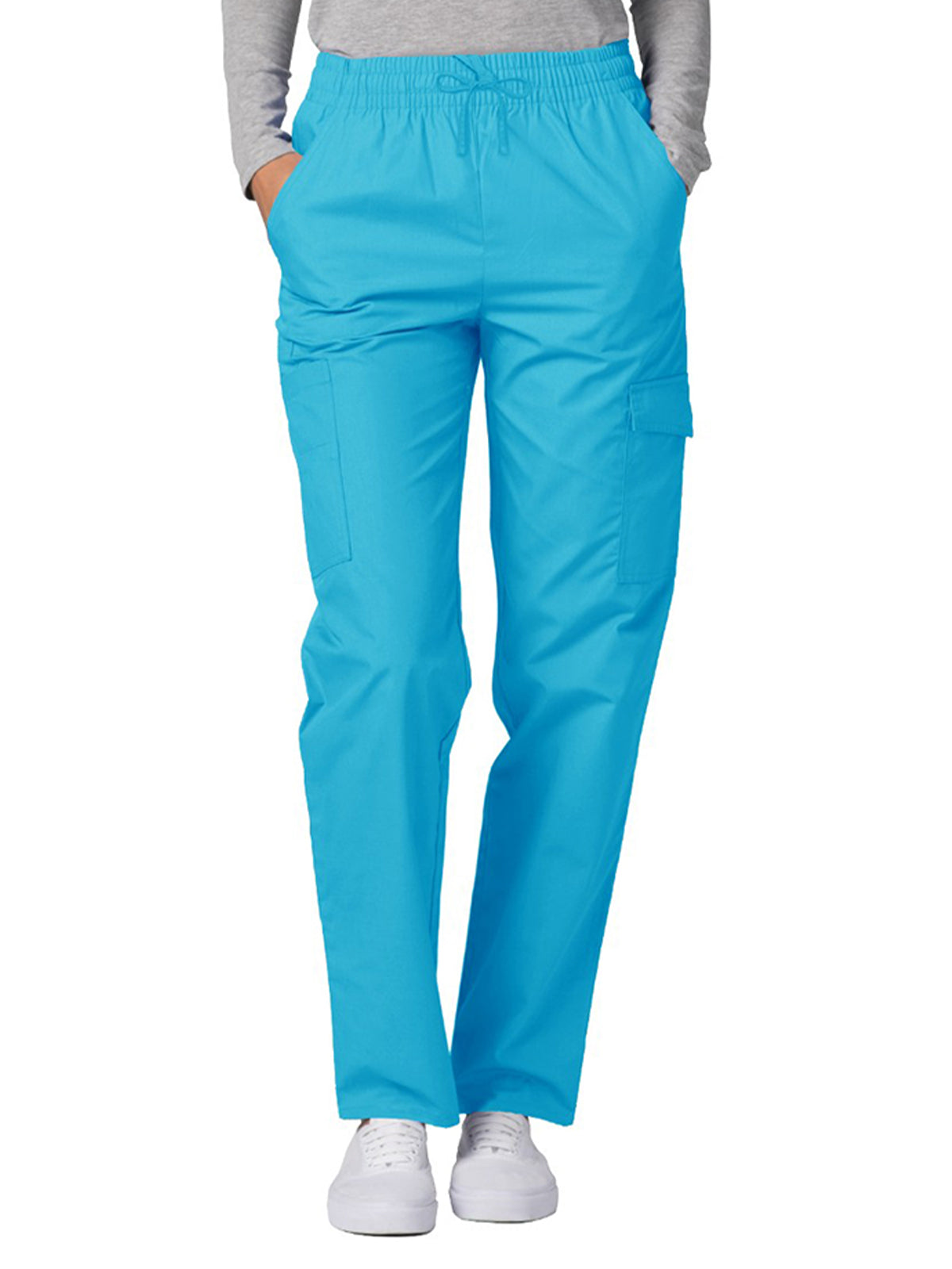 Adar - Universal - Women's Natural-Rise Multipocket Cargo Tapered Leg Pant