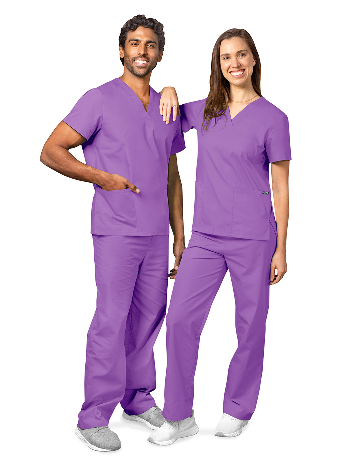 Adar - Universal - Unisex Drawstring Scrub Set