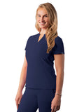 Adar - Addition - Women's Notched V-Neck Top