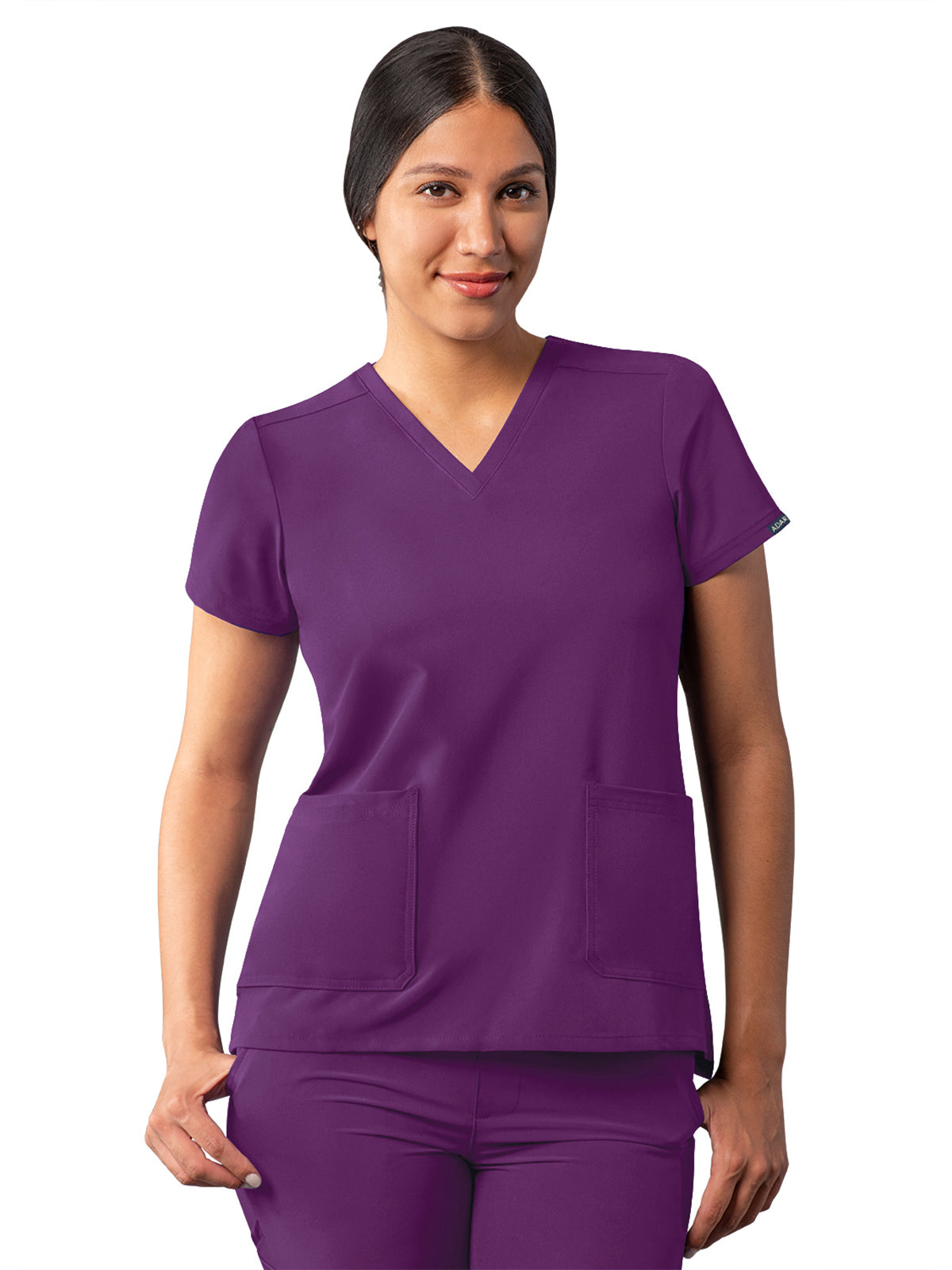 Adar - Addition - Women's Multi-Pocket V-Neck Top