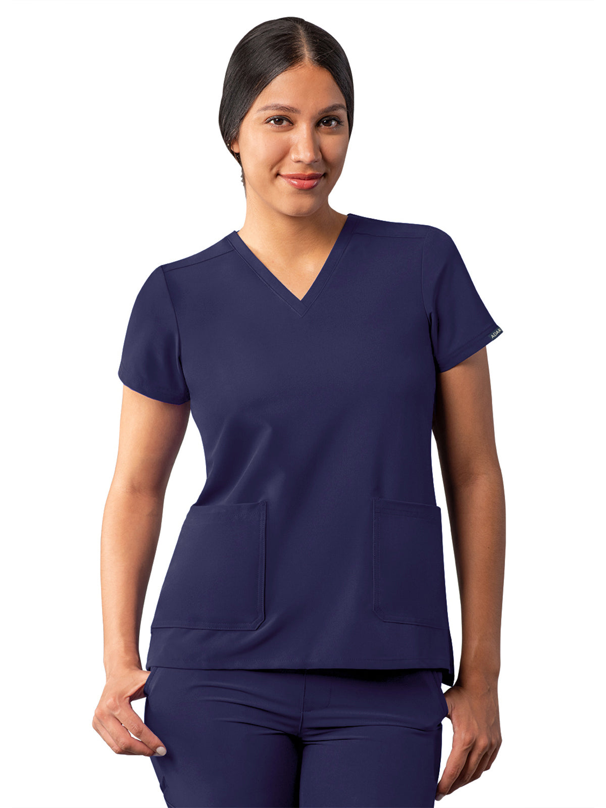 Adar - Addition - Women's Multi-Pocket V-Neck Top