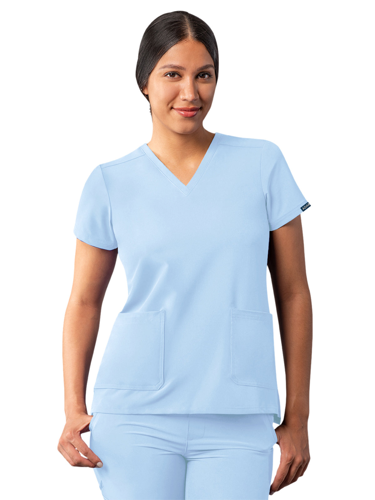 Adar - Addition - Women's Multi-Pocket V-Neck Top