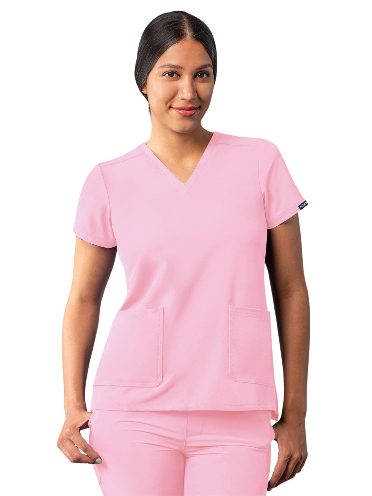 Adar - Addition - Women's Multi-Pocket V-Neck Top