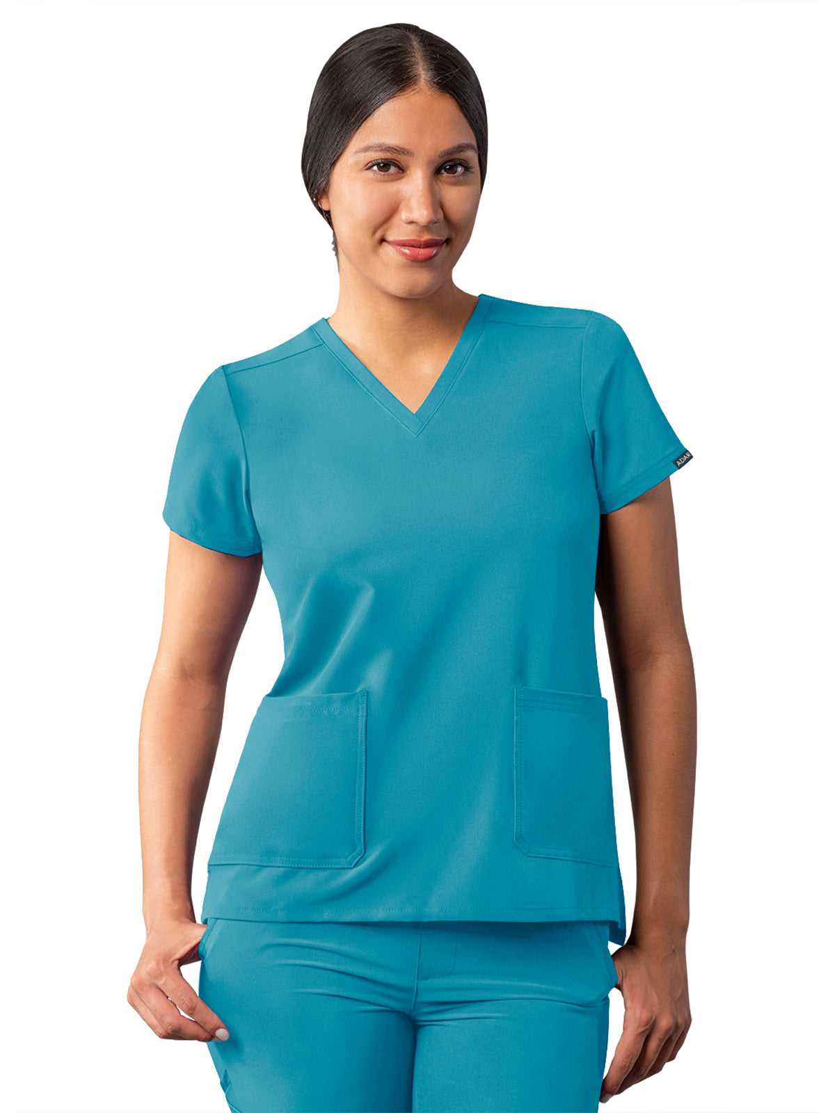 Adar - Addition - Women's Multi-Pocket V-Neck Top