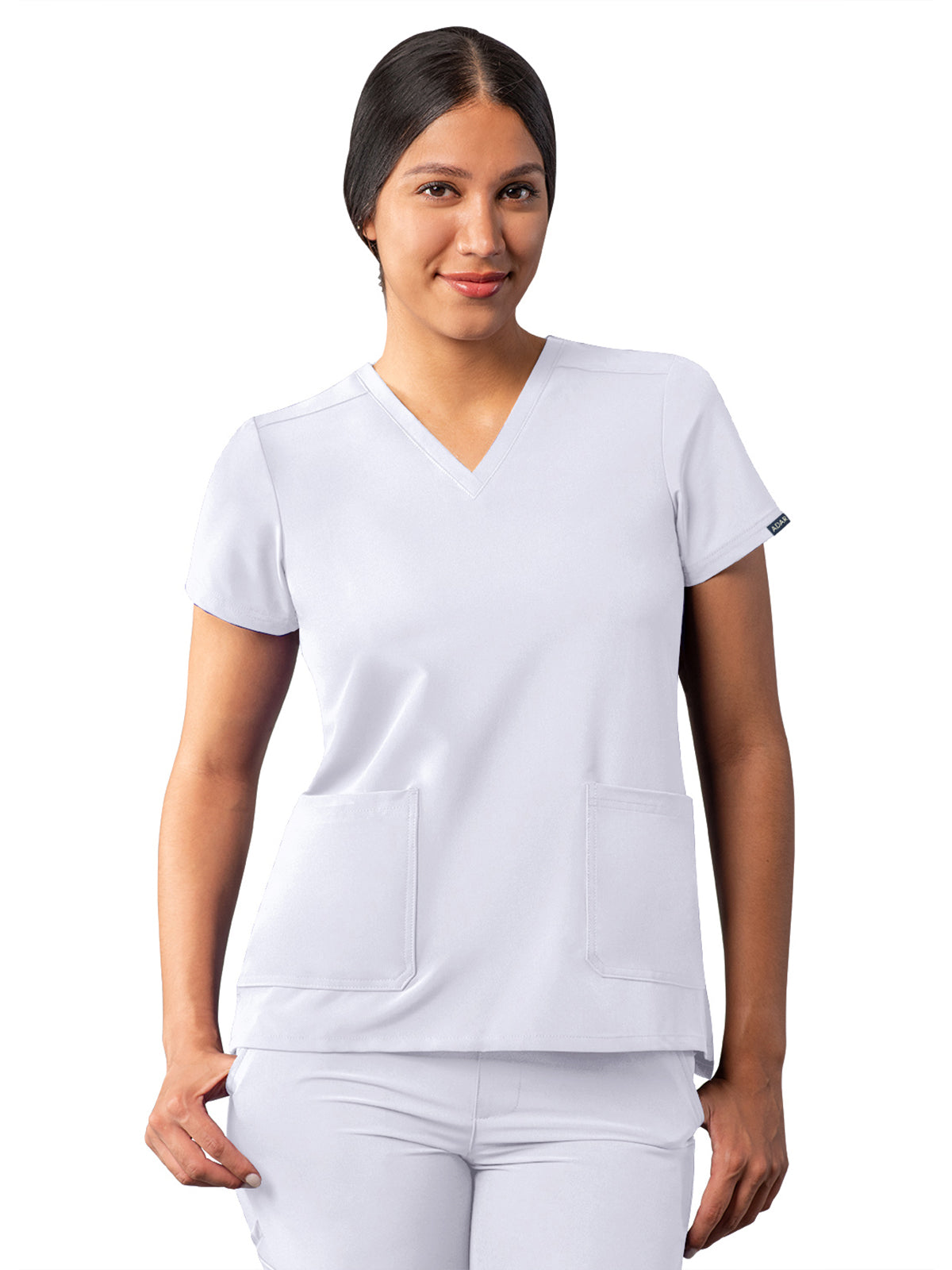 Adar - Addition - Women's Multi-Pocket V-Neck Top