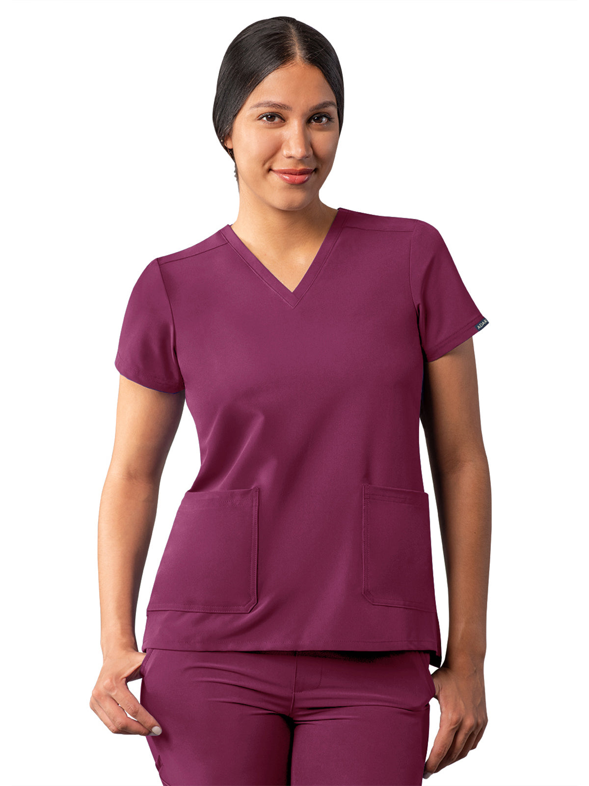 Adar - Addition - Women's Multi-Pocket V-Neck Top