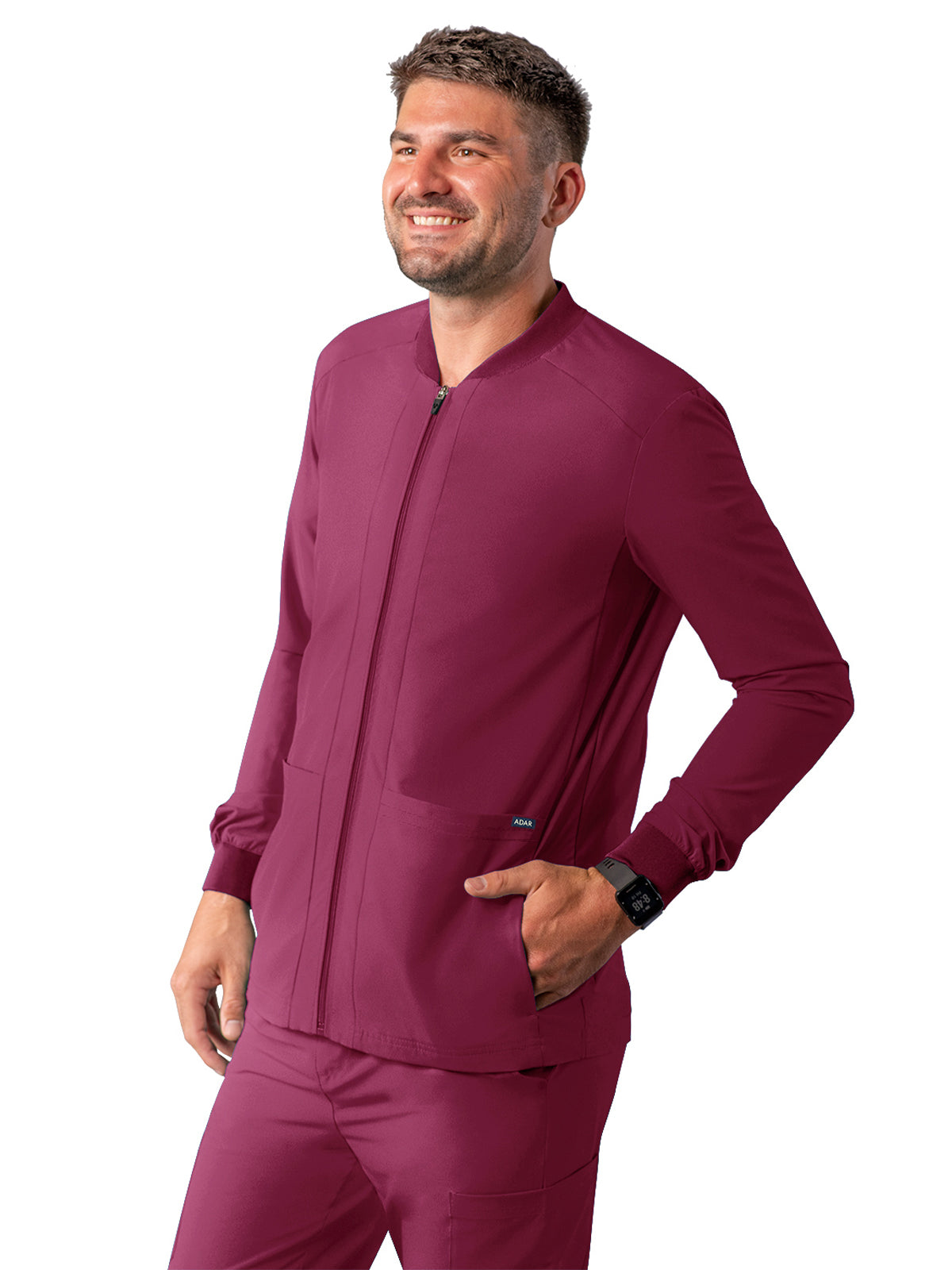 Adar - Addition - Men's Double Layer Bomber Jacket