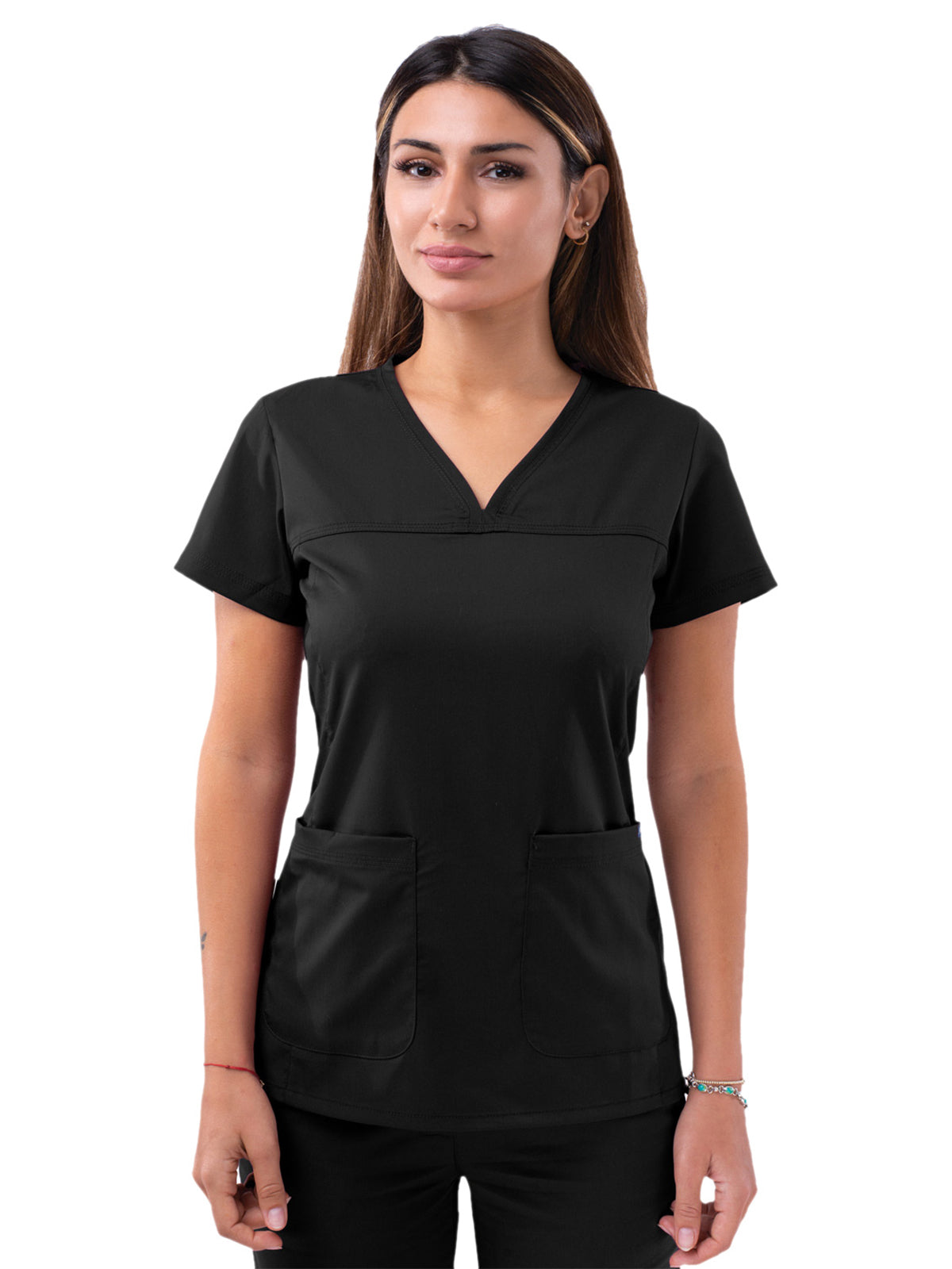 Adar - Pro - Women's V-Neck Sweetheart Top