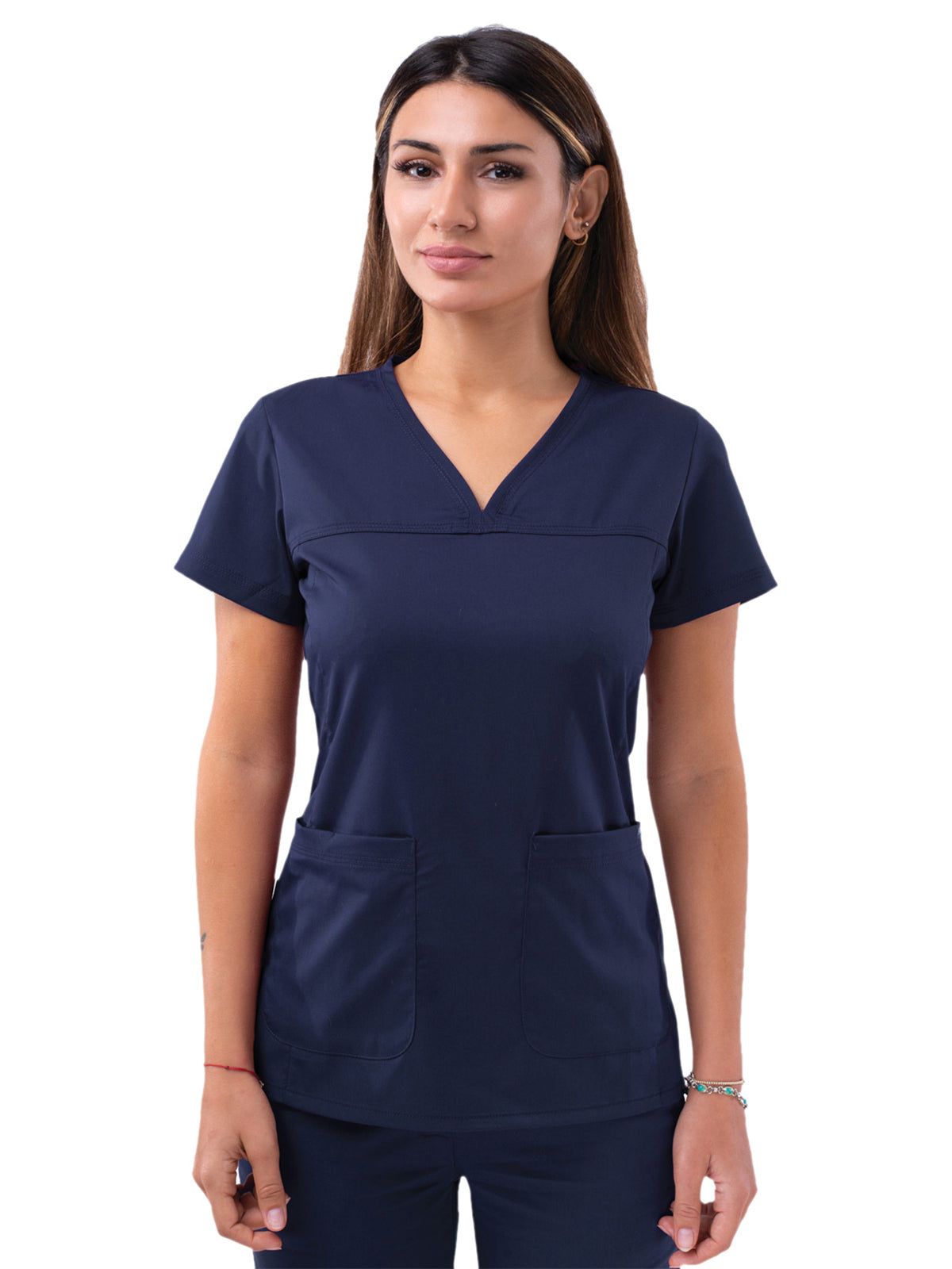 Adar - Pro - Women's V-Neck Sweetheart Top