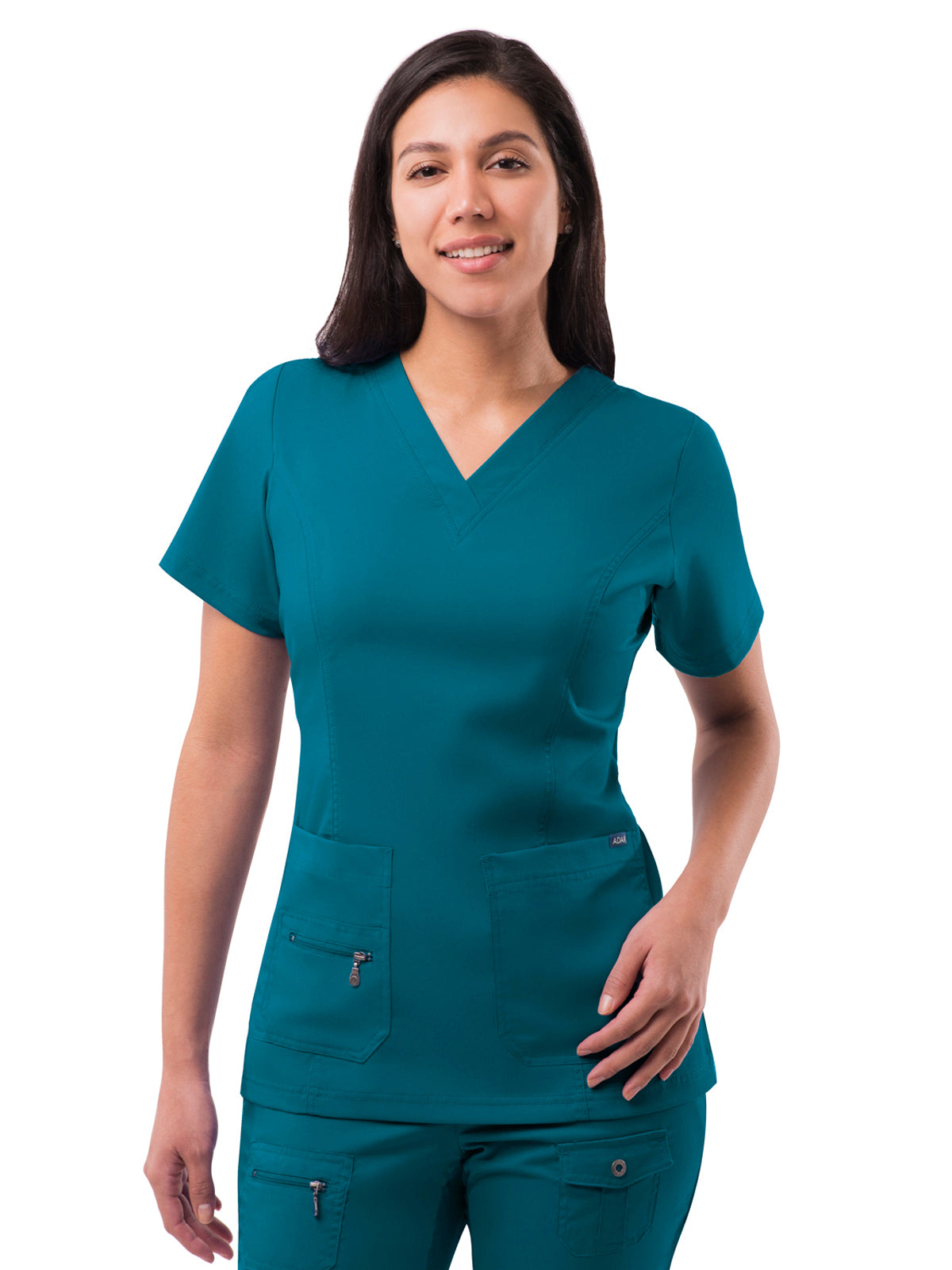 Adar - Pro - Women's V-Neck Elevated Top