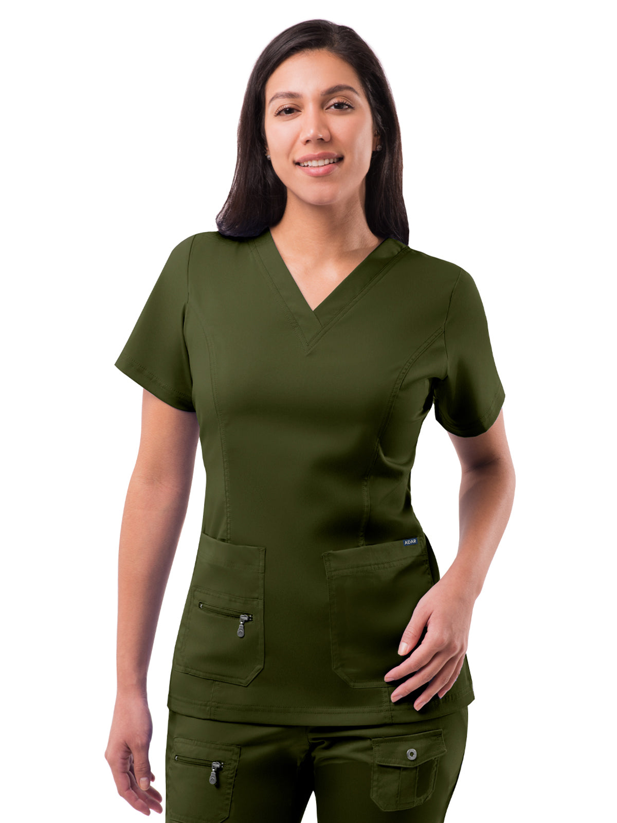 Adar - Pro - Women's V-Neck Elevated Top