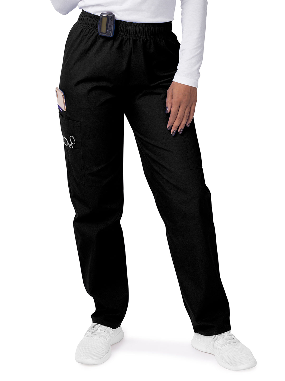 Adar - Sivvan - Women's Elastic Drawstring Cargo Pant