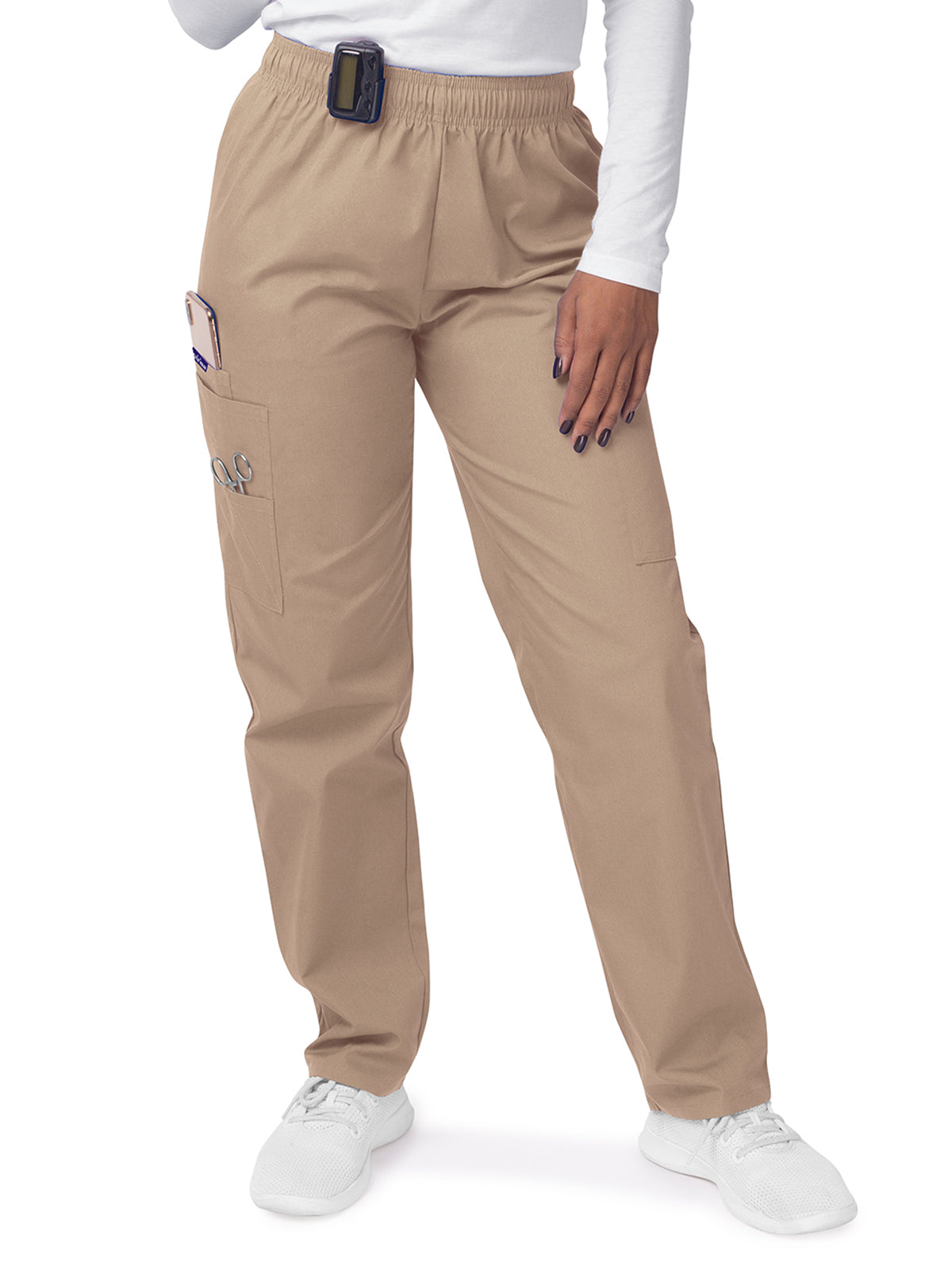 Adar - Sivvan - Women's Elastic Drawstring Cargo Pant