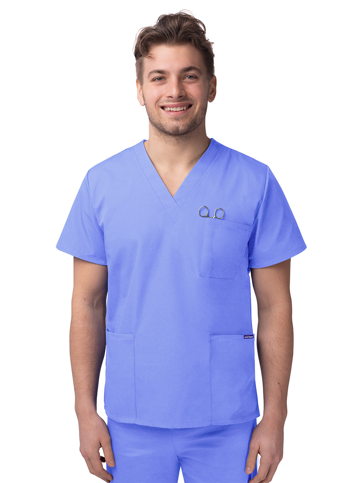 Adar - Sivvan - Unisex V-Neck 3 Pocket Top