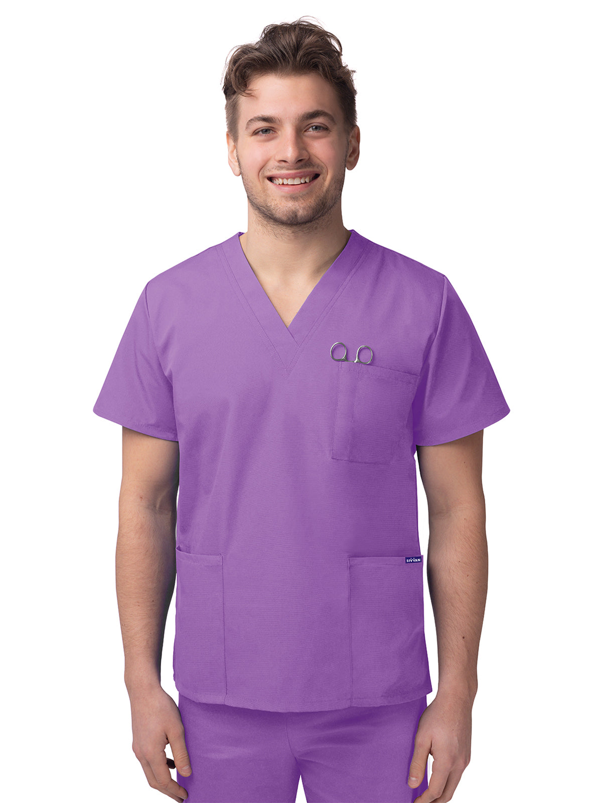 Adar - Sivvan - Unisex V-Neck 3 Pocket Top
