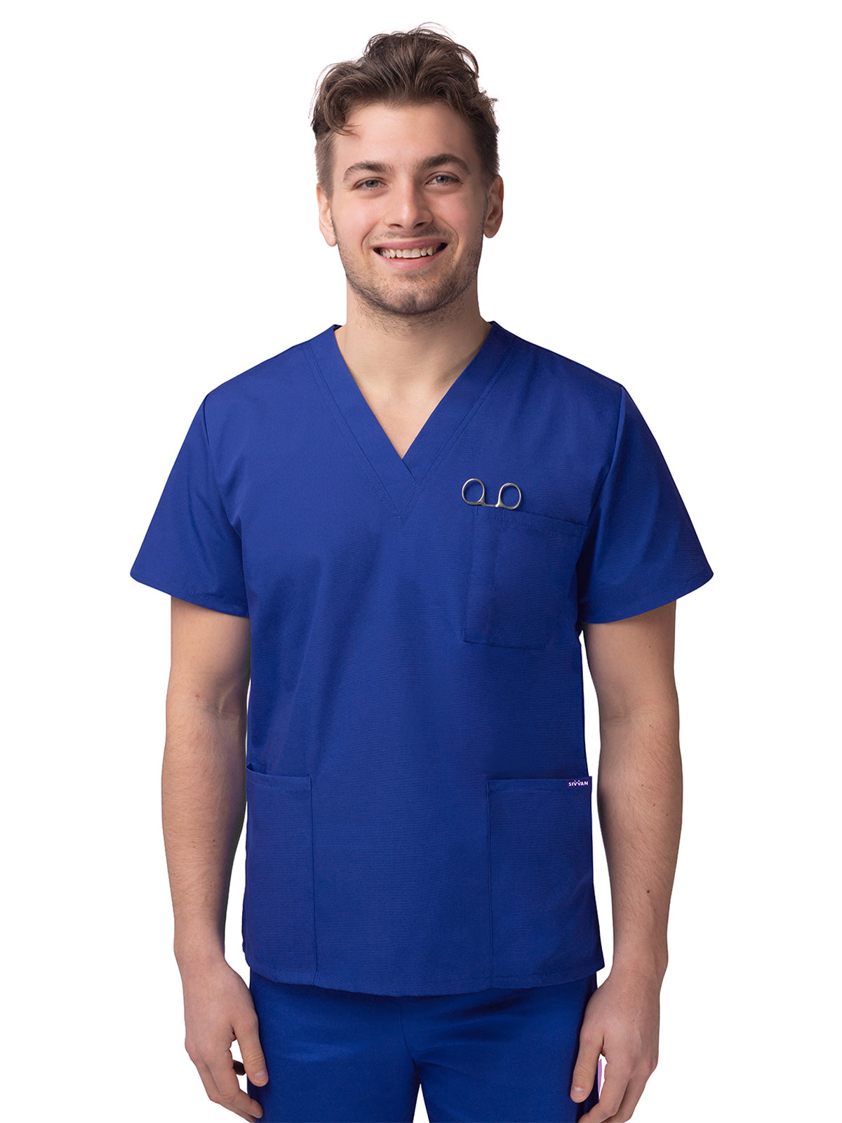 Adar - Sivvan - Unisex V-Neck 3 Pocket Top