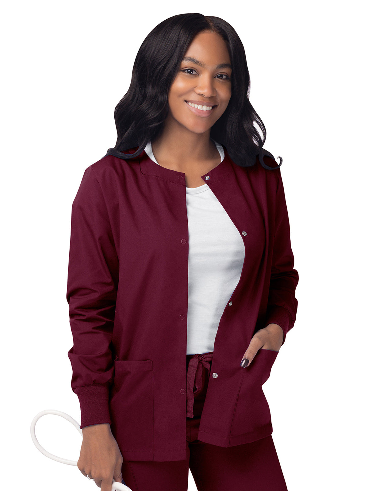 Adar - Sivvan - Women's Warm-Up Snap Close Jacket