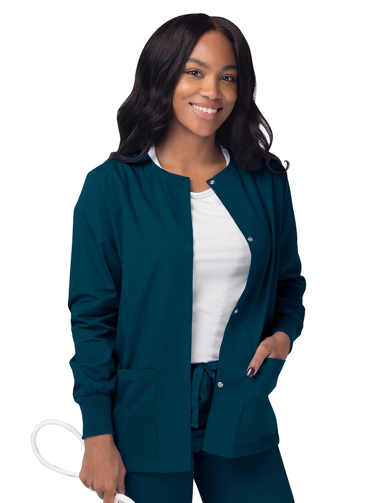 Adar - Sivvan - Women's Warm-Up Snap Close Jacket