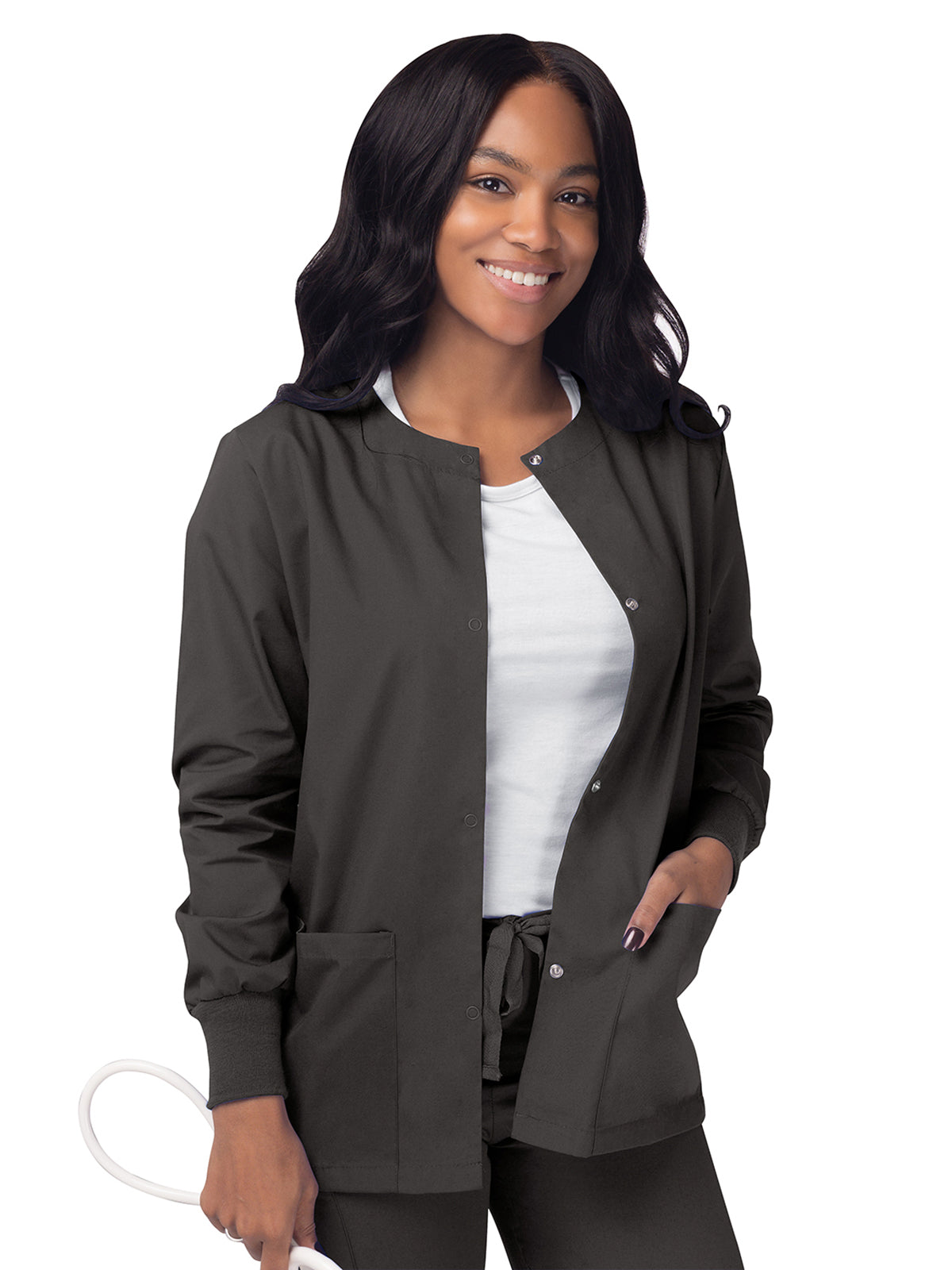 Adar - Sivvan - Women's Warm-Up Snap Close Jacket