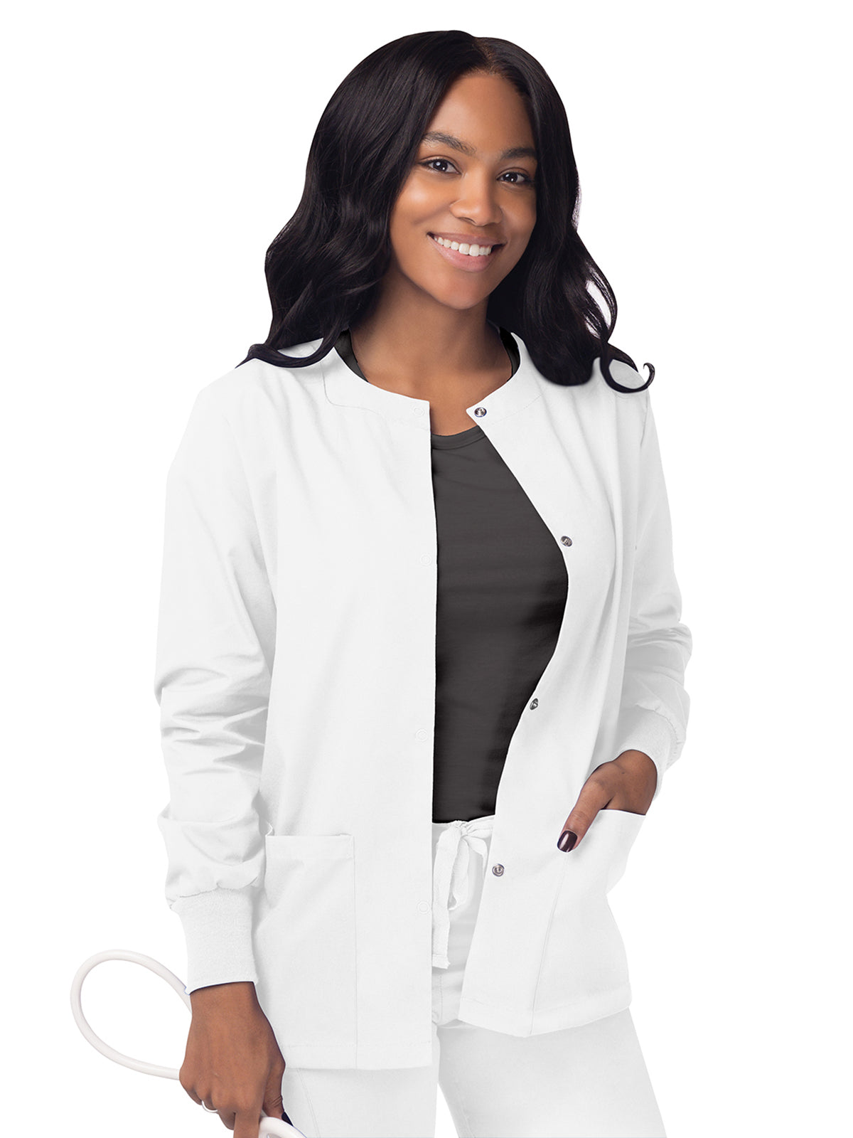 Adar - Sivvan - Women's Warm-Up Snap Close Jacket