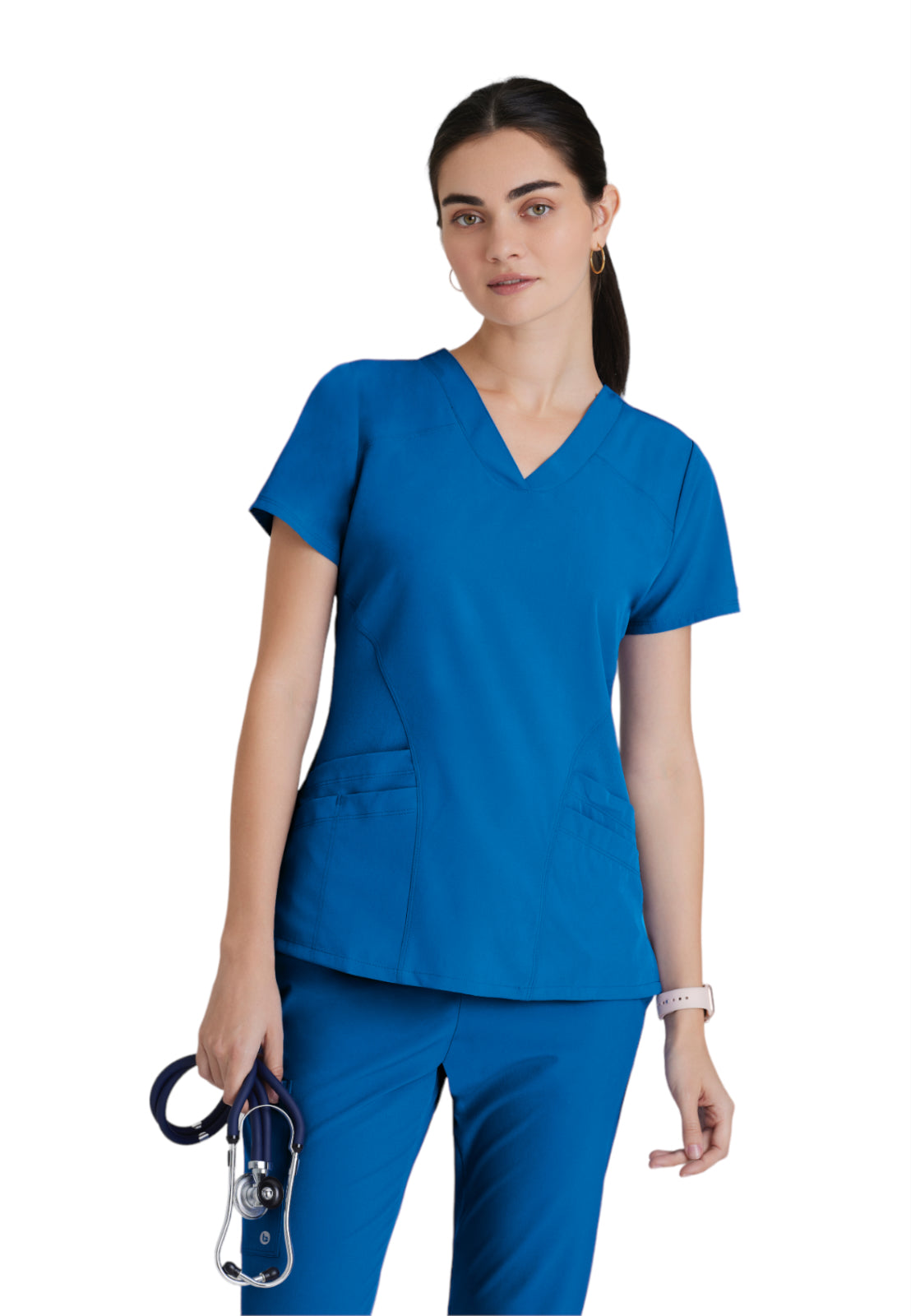 Barco One - Women's Five-Pocket V-Neck Pulse Scrub Top