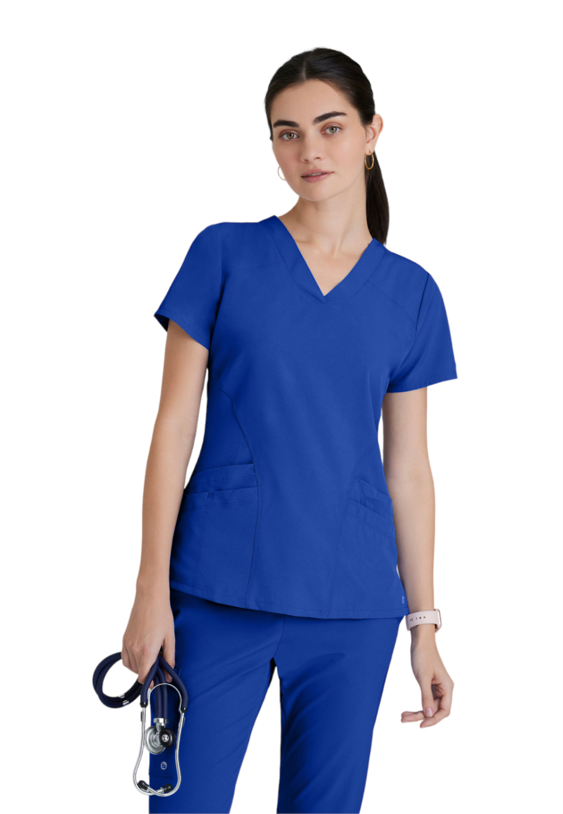Barco One - Women's Five-Pocket V-Neck Pulse Scrub Top