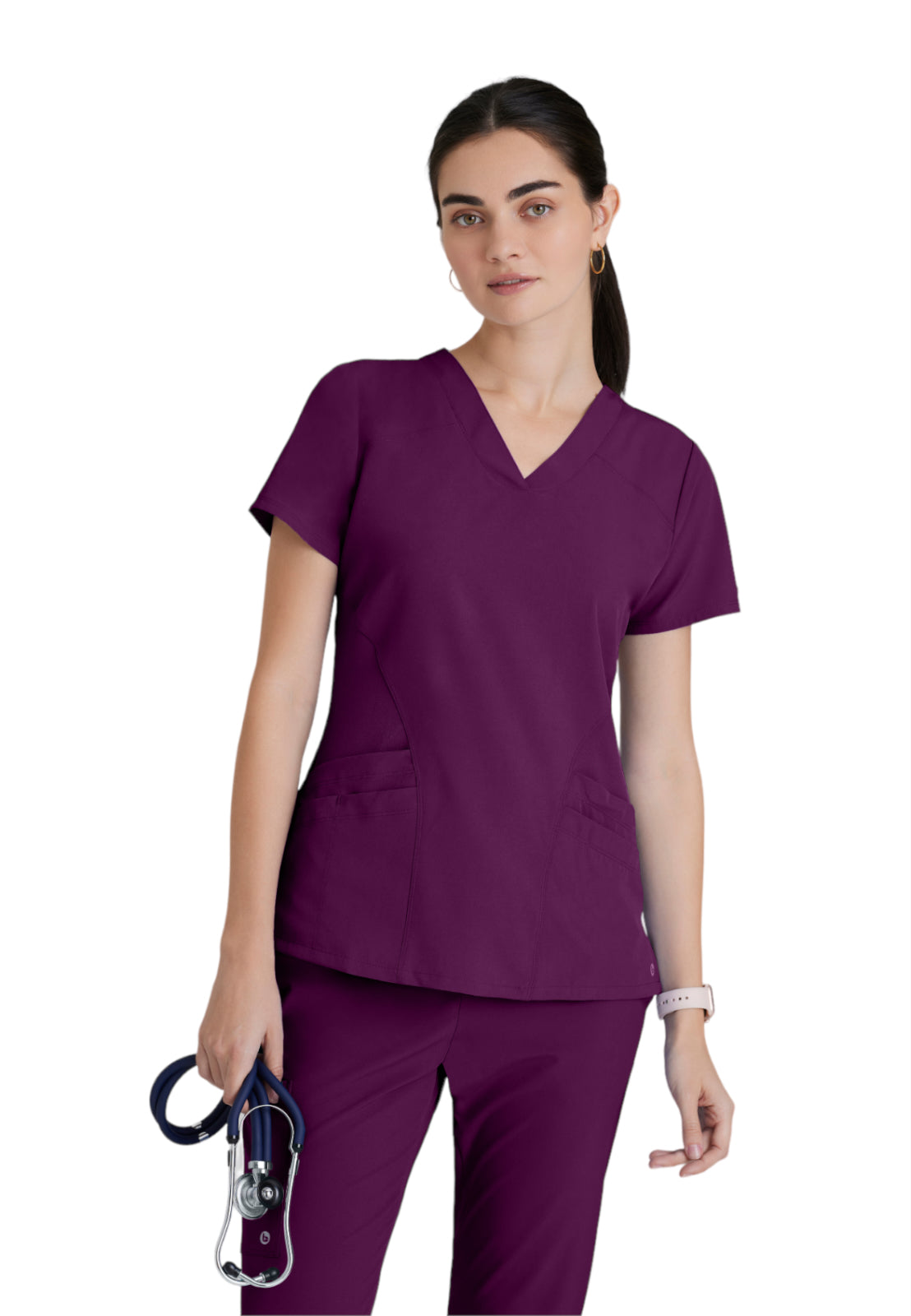 Barco One - Women's Five-Pocket V-Neck Pulse Scrub Top