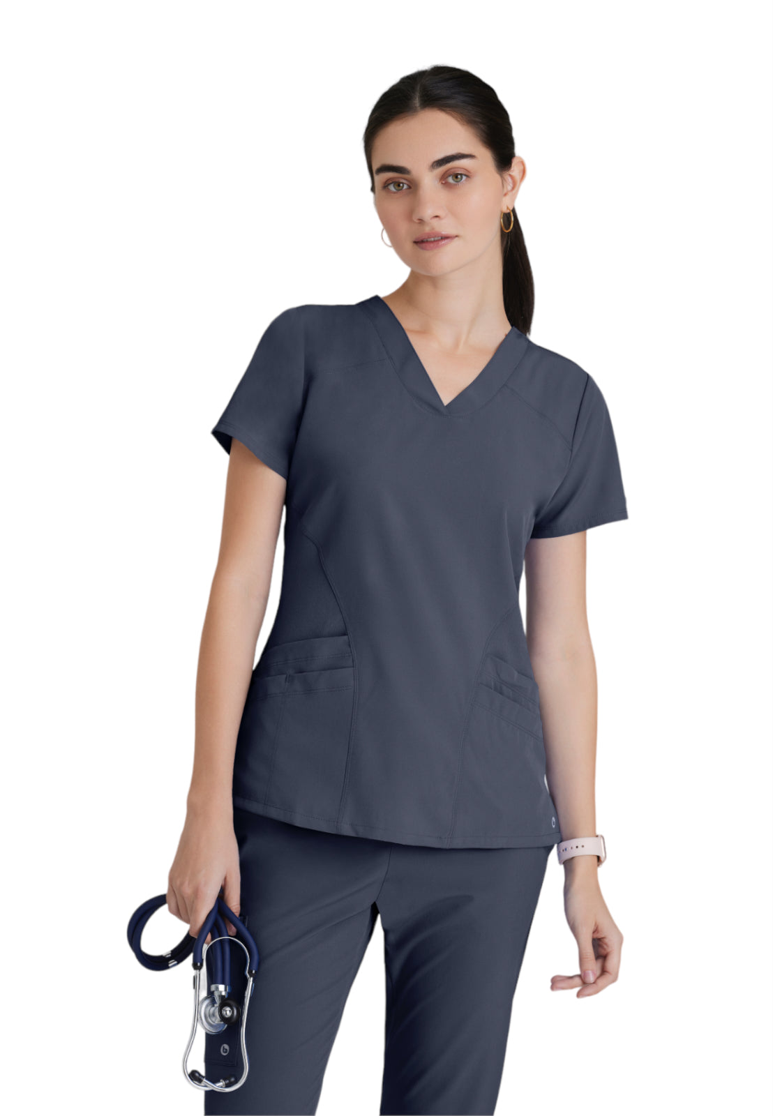 Barco One - Women's Five-Pocket V-Neck Pulse Scrub Top