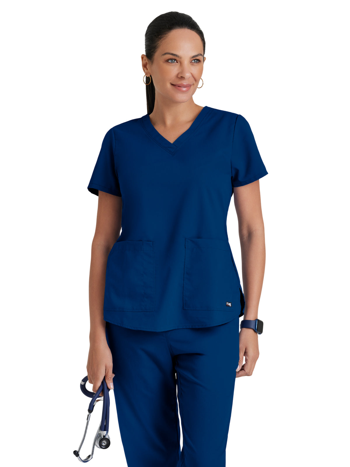 Grey's Anatomy Classic - Women's Two-Pocket V-Neck Aubrey Scrub Top