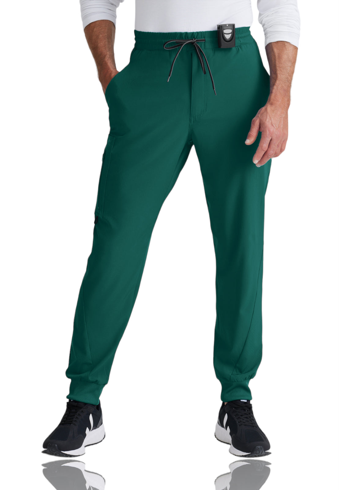 Barco One - Men's Six-Pocket Drawcord Waist Vortex Jogger Scrub Pant