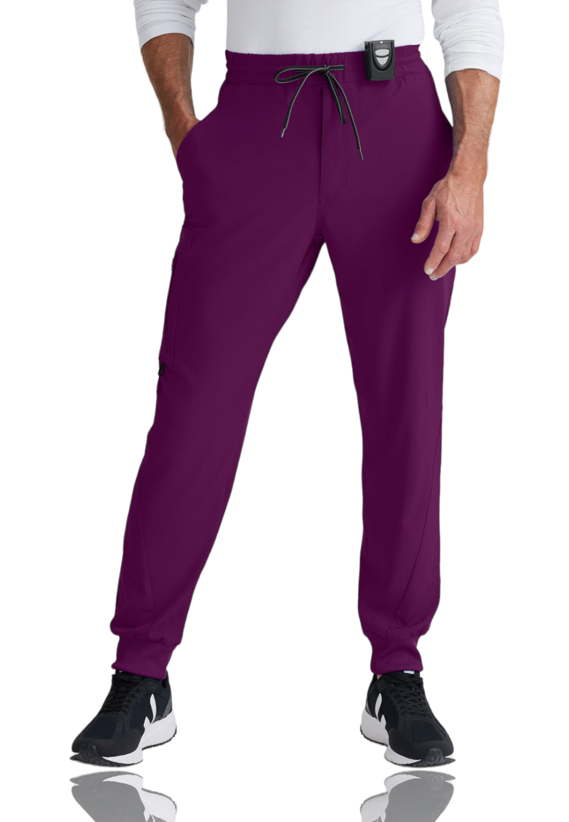 Barco One - Men's Six-Pocket Drawcord Waist Vortex Jogger Scrub Pant