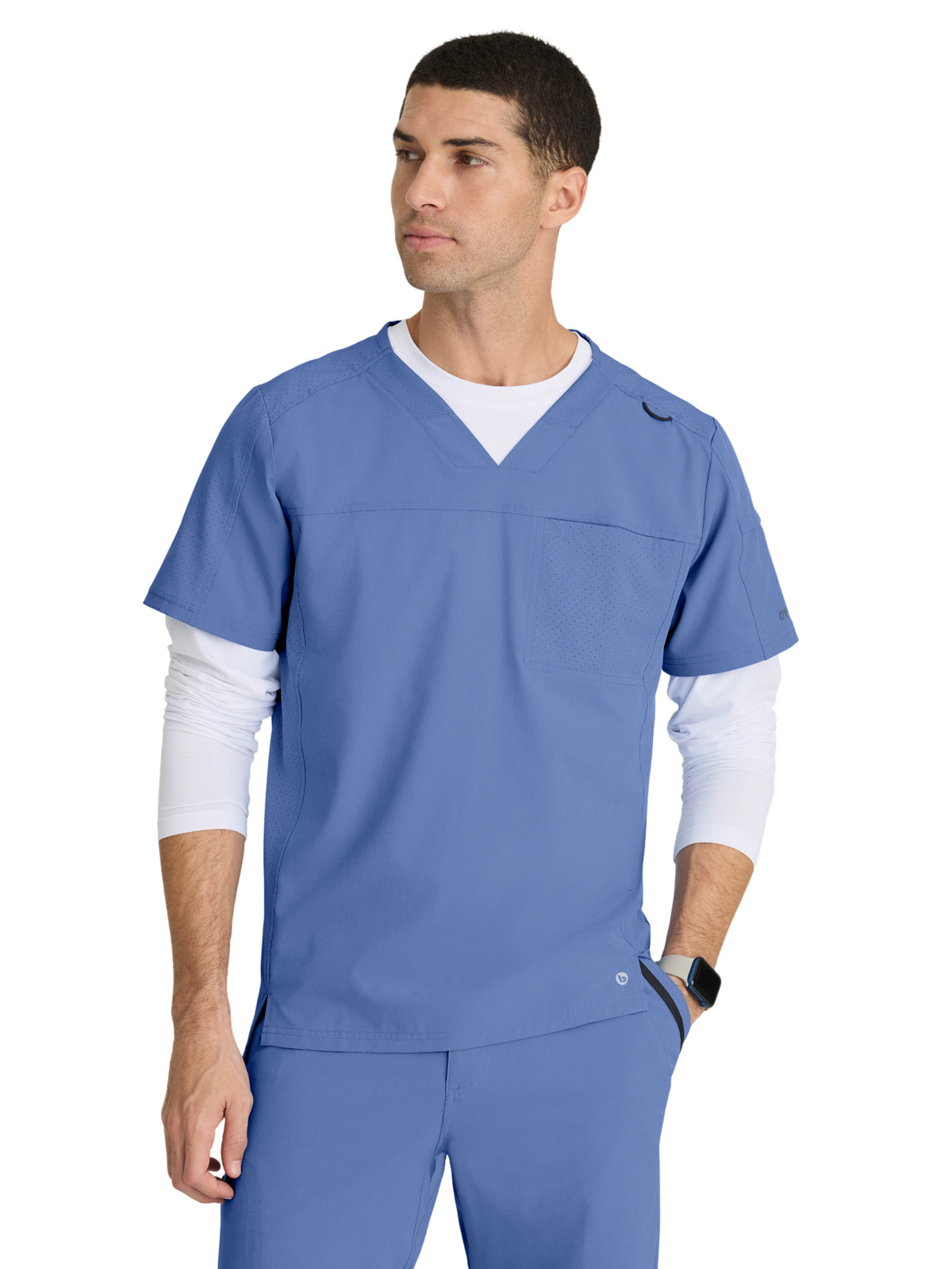 Barco One - Men's Two-Pocket V-Neck Velocity Scrub Top