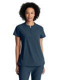Barco One - Women's Two-Pocket Banded Zip-Collar Flux Scrub Top