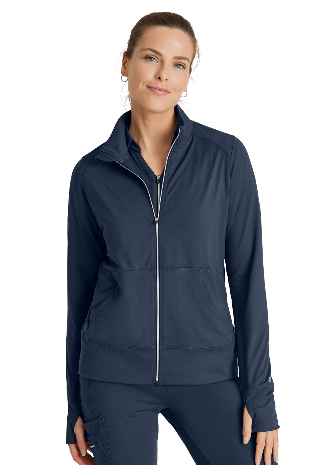 Barco One Performance Knit - Women's Two-Pocket Arena Warm-Up Scrub Jacket