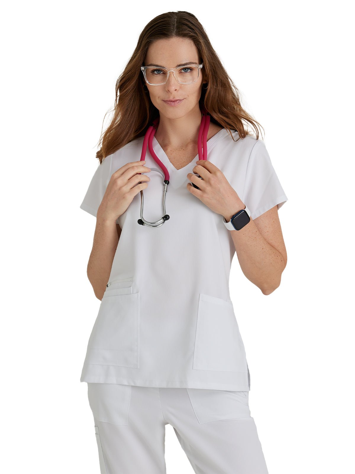 Barco Unify - Women's Four-Pocket V-Neck Purpose Scrub Top