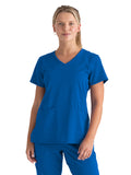 Grey's Anatomy Spandex Stretch - Women's Three-Pocket V-Neck Serena Scrub Top