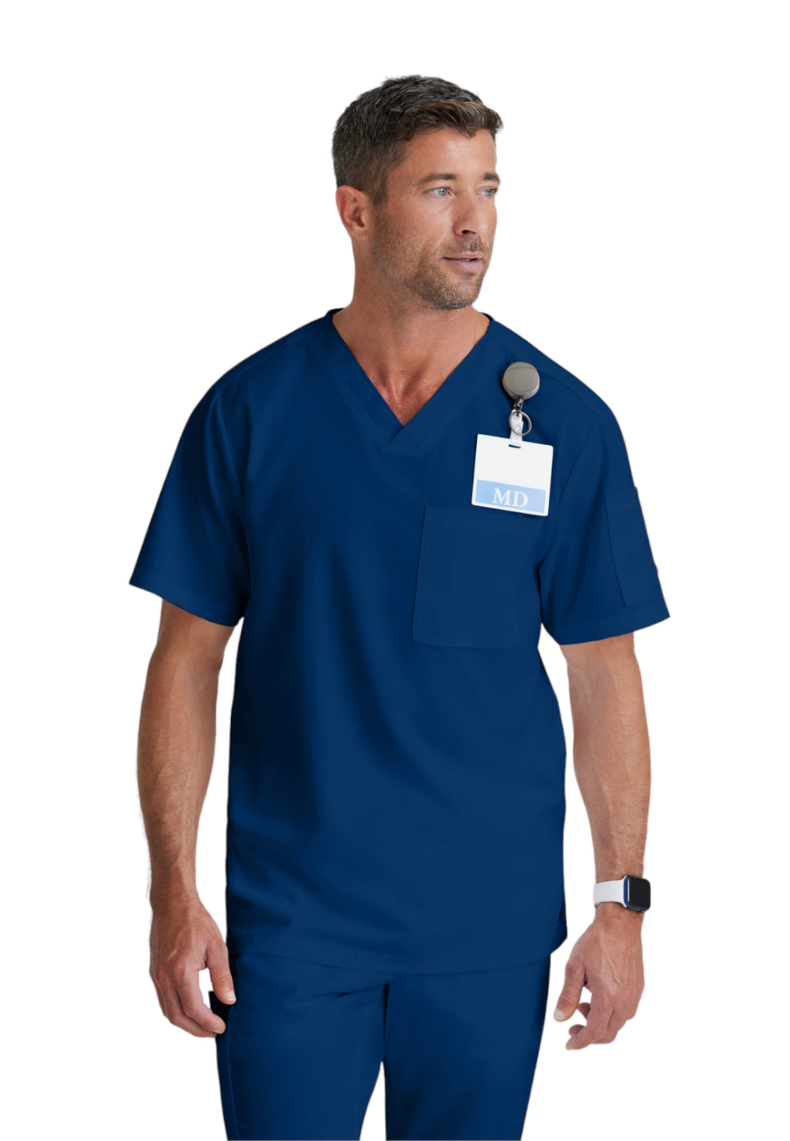 Grey's Anatomy Classic - Men's Two-Pocket V-Neck Evan Scrub Top