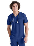 Grey's Anatomy Evolve Stretch - Men's One-Pocket V-Neck Journey Scrub Top