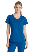 Skechers Slip-Ins - Women's One-Pocket Curved Neck Flow Scrub Top