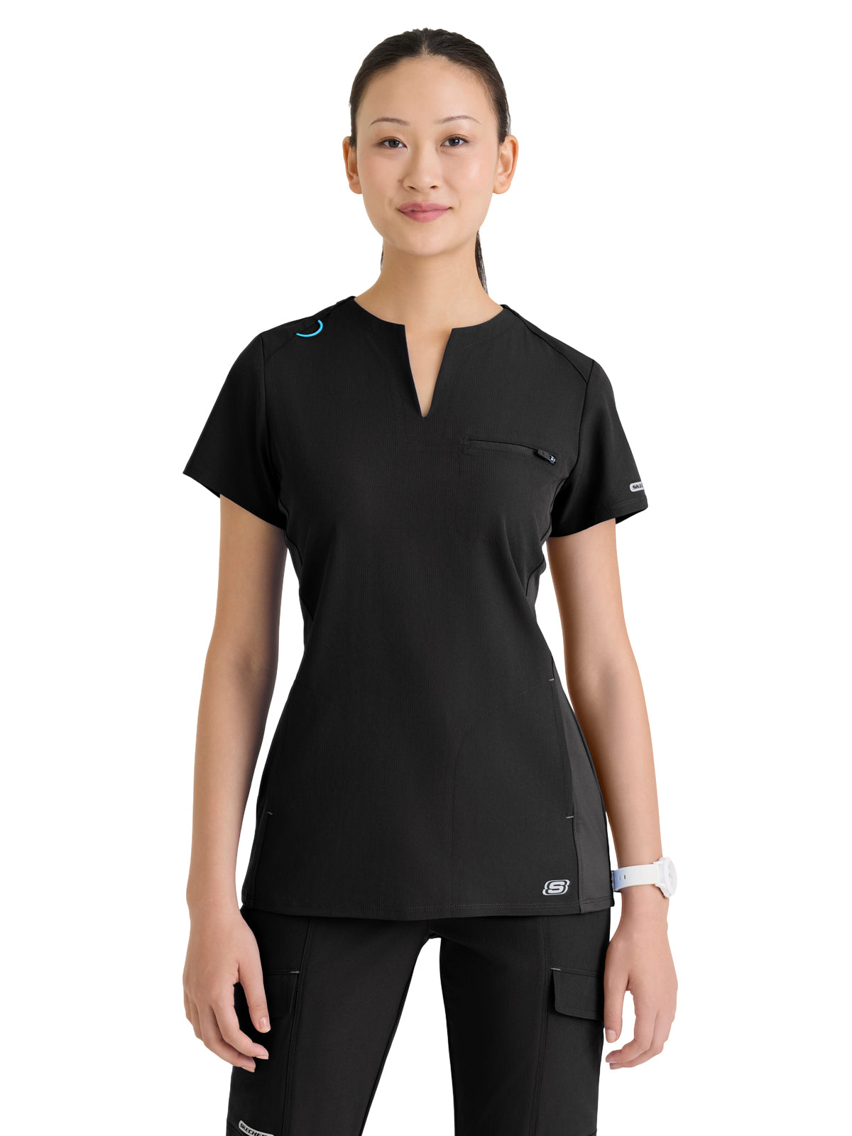 Skechers - Women's Three Pocket V-Neck Reward Scrub Top