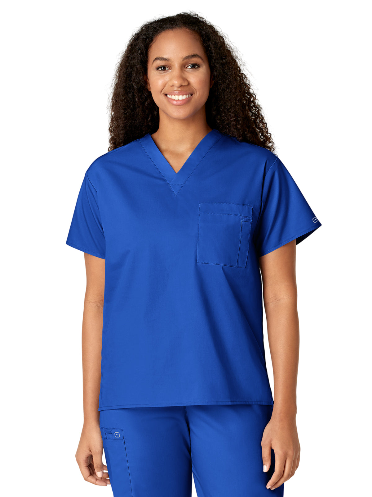 Wink - WORK - Unisex Double-Pocket V-Neck Top