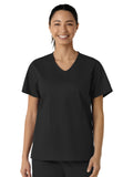 Wink - WORK - Women's Three-Pocket Curved V-Neck Top