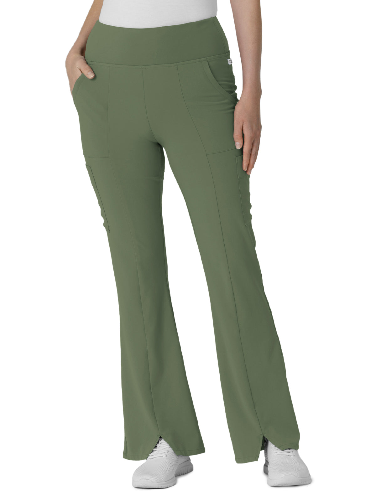 Wink - Renew - Women's Seven-Pocket Front Slit Flare Pant